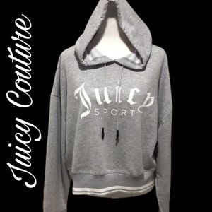 NEW Juicy Couture Logo Pullover Hoodie, Size XL